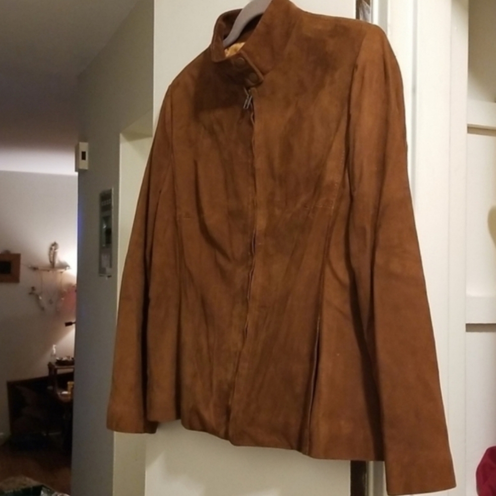 CLEARANCE custommade RARE URU Argentinian vtg butter Leather Suede jacket
